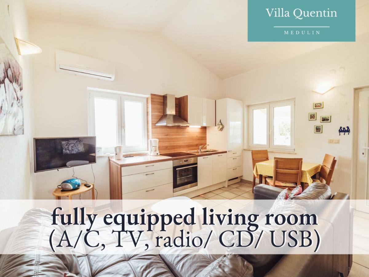 Villa Quentin - Quiet Place Close To Beach Medulin Bagian luar foto